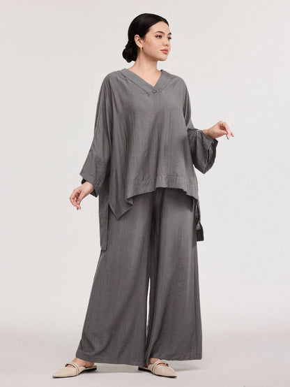 Ensemble – Haut Oversize & Pantalon