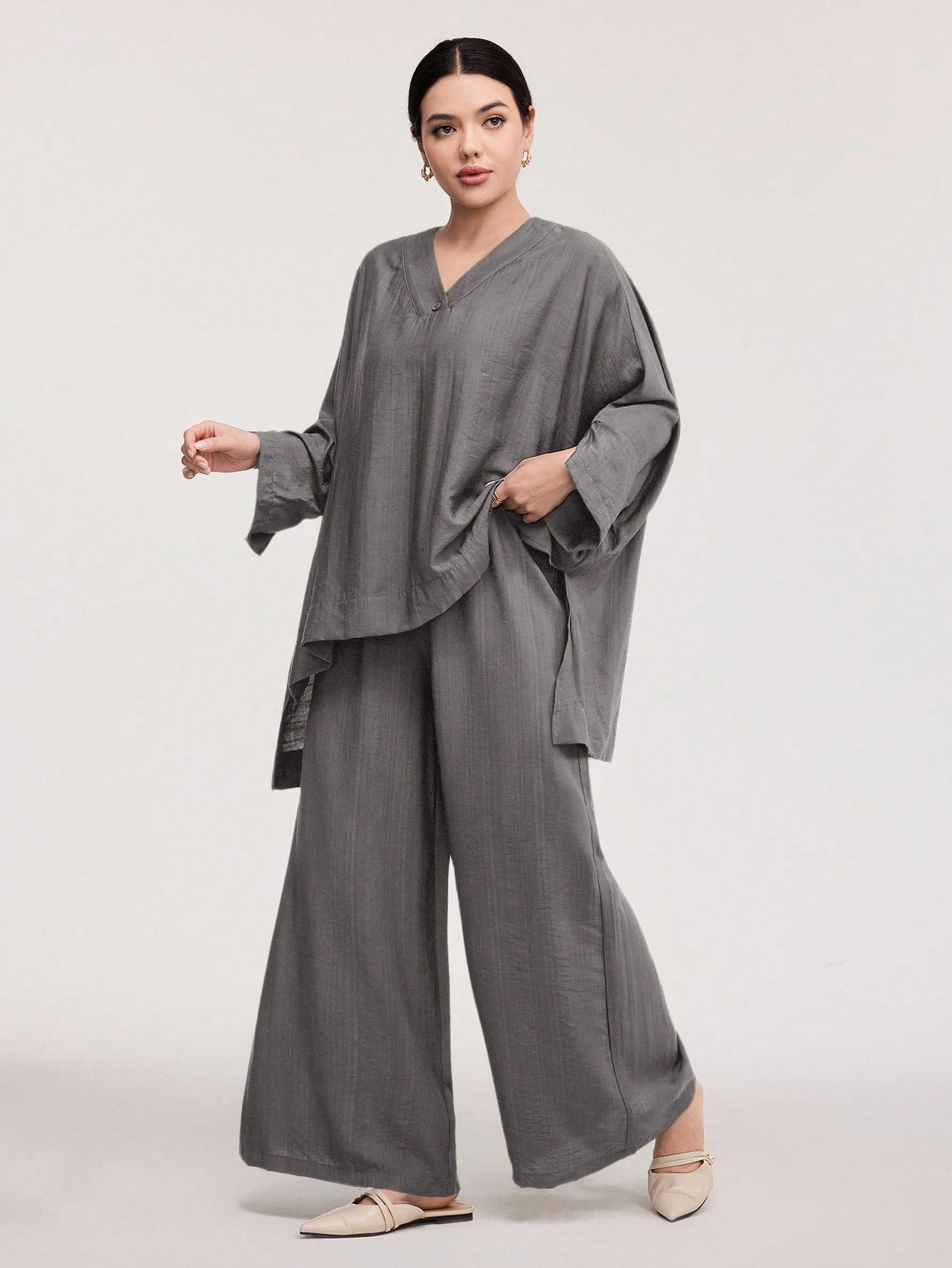 Ensemble – Haut Oversize & Pantalon