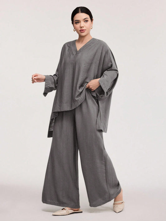 Ensemble – Haut Oversize & Pantalon