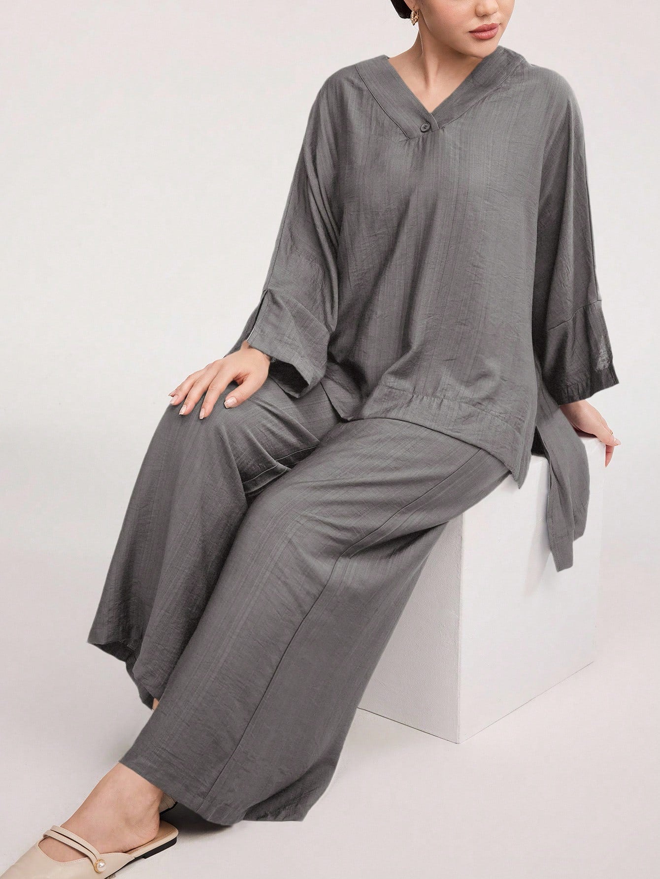 Ensemble – Haut Oversize & Pantalon